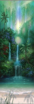 Wailini Falls forêts tropicales Peinture à l'huile